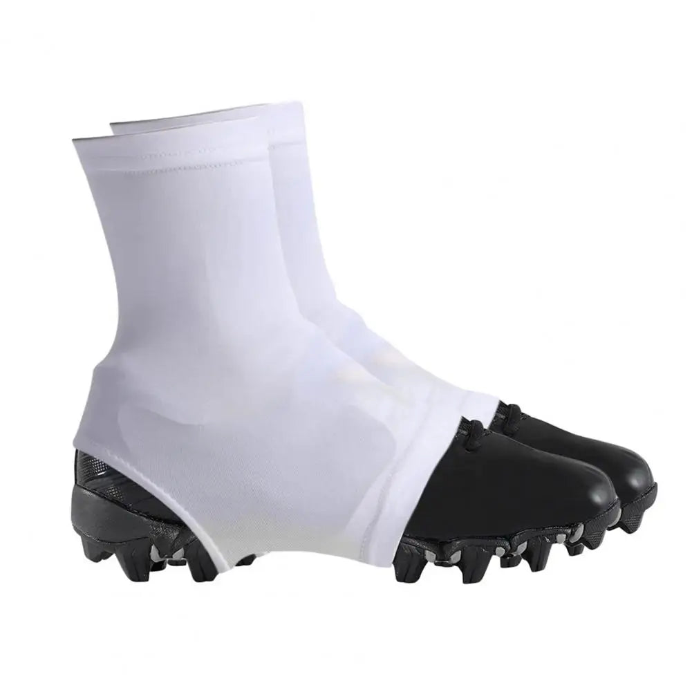 1 Pair Spike Foot Covers Super Soft High Elastic Slip Resistant Solid Color Spats Football Cleat Covers Sports Accessories