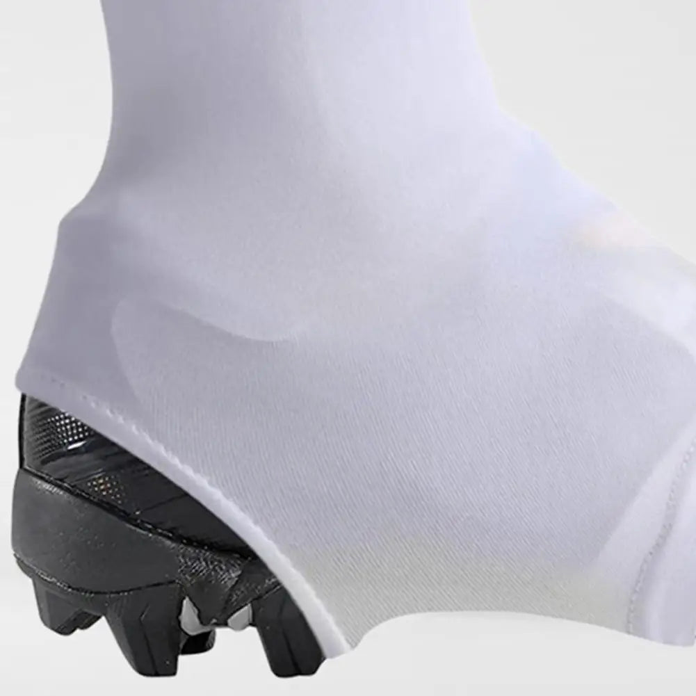 1 Pair Spike Foot Covers Super Soft High Elastic Slip Resistant Solid Color Spats Football Cleat Covers Sports Accessories