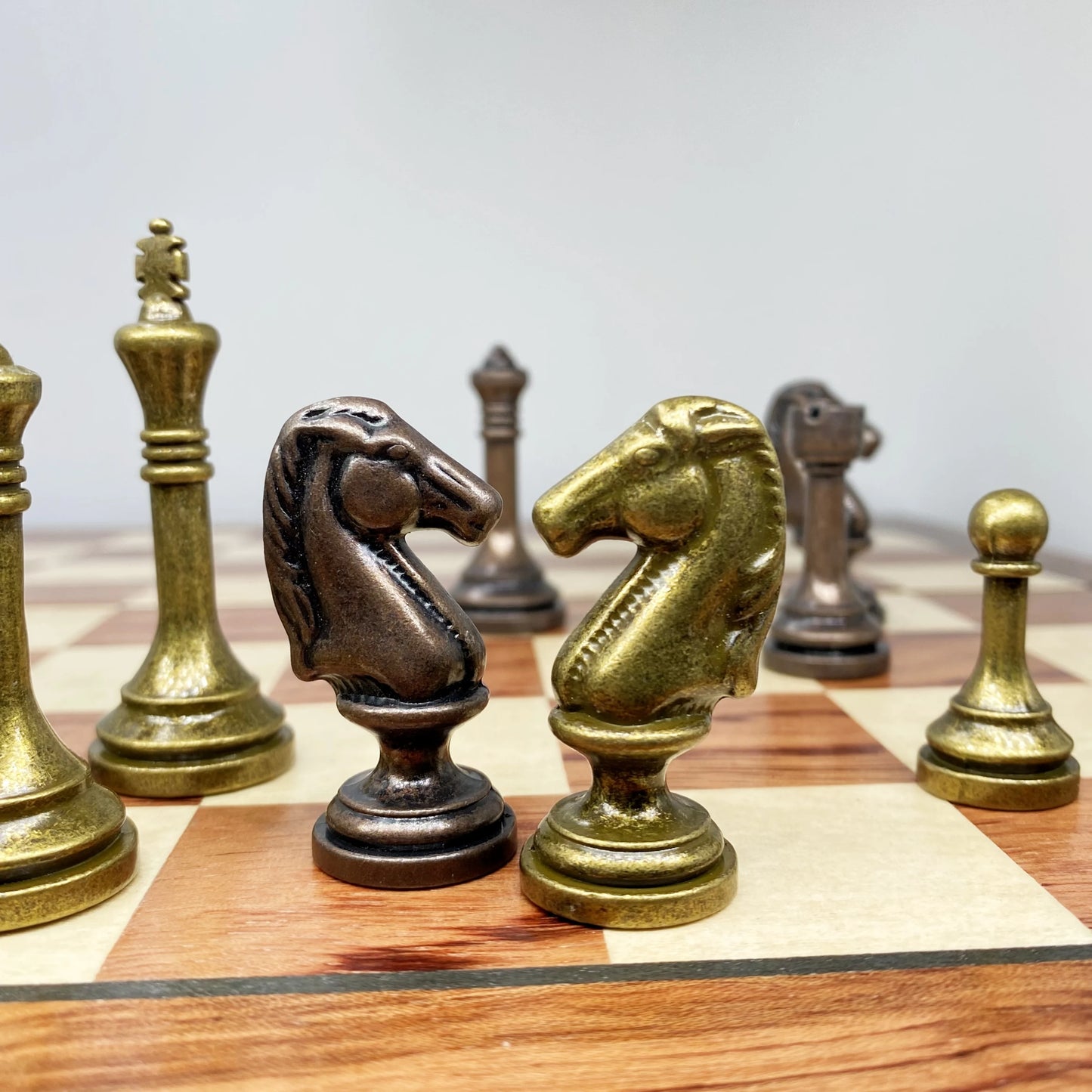 2.5" Glorious Metal Chess Pieces - Chess collection, Metal chess pieces, Chess set, Chess collector's items