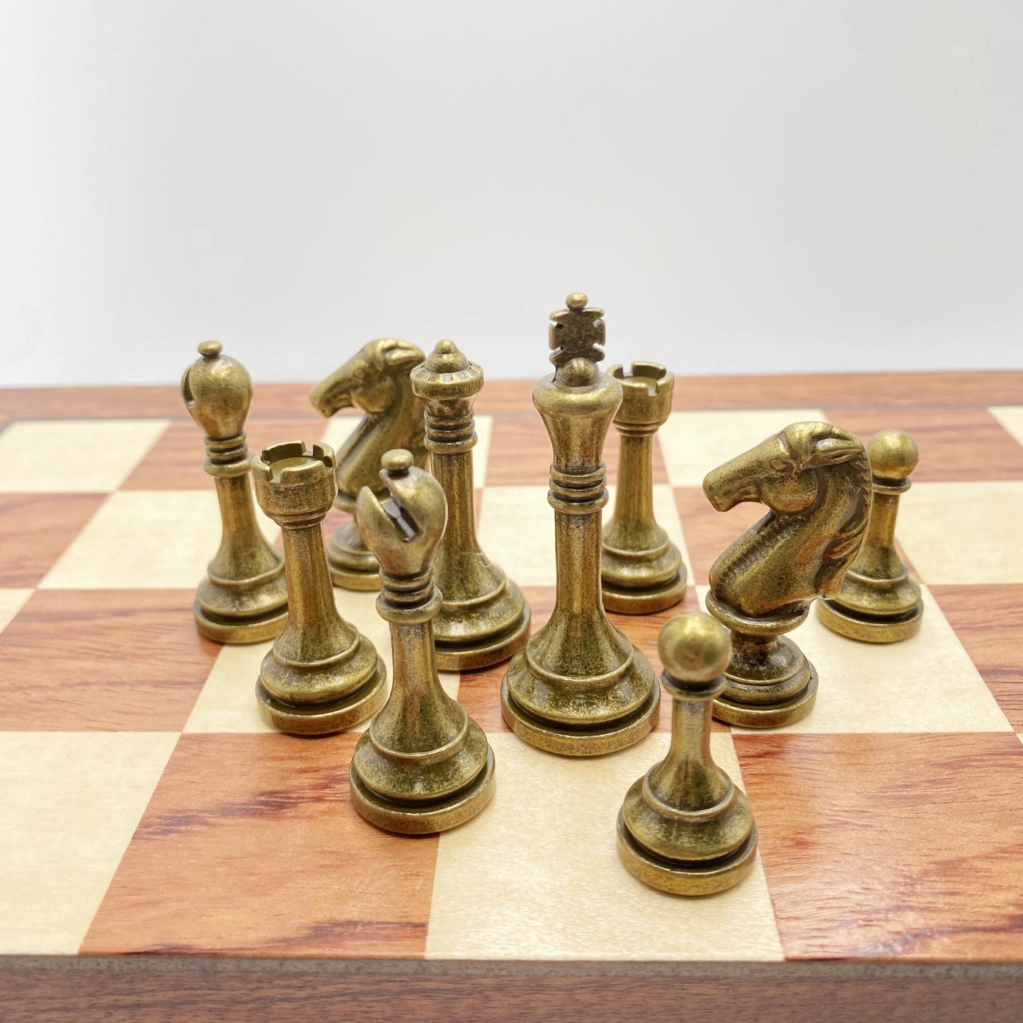 2.5" Glorious Metal Chess Pieces - Chess collection, Metal chess pieces, Chess set, Chess collector's items